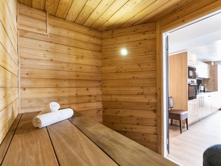 Chalet-appartement Le Val Chavière met sauna