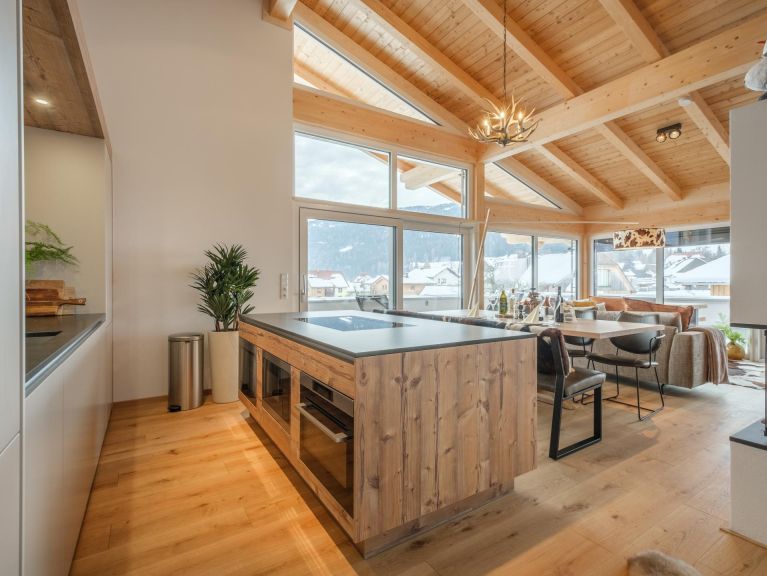 Appartement Am Kreischberg Penthouse met open haard en privé-sauna