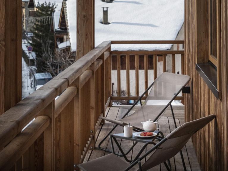 Chalet-appartement Les Balcons Platinium Val Cenis met privé-sauna