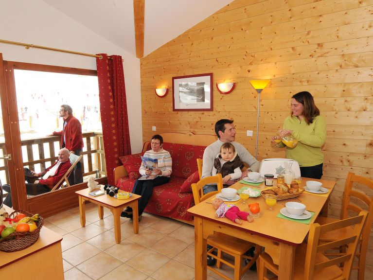 Chalet-appartement Les Flocons d'Argent met slaaphoek