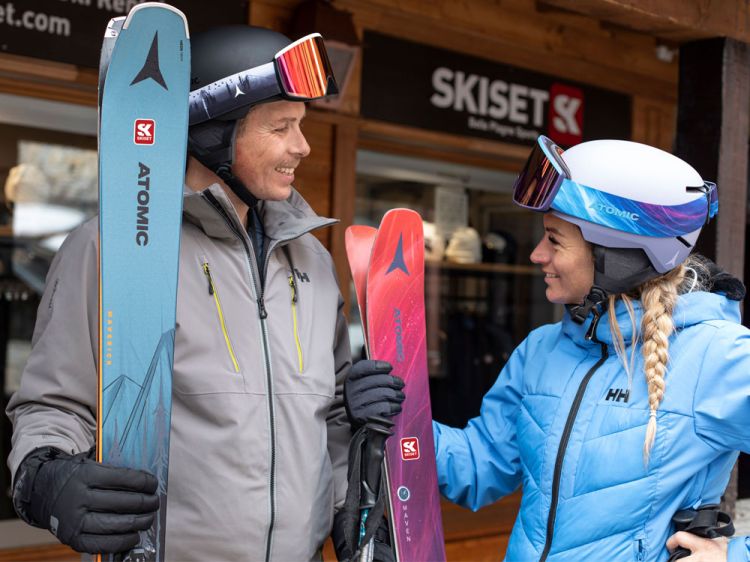 SKISET Ski en snowboard huren