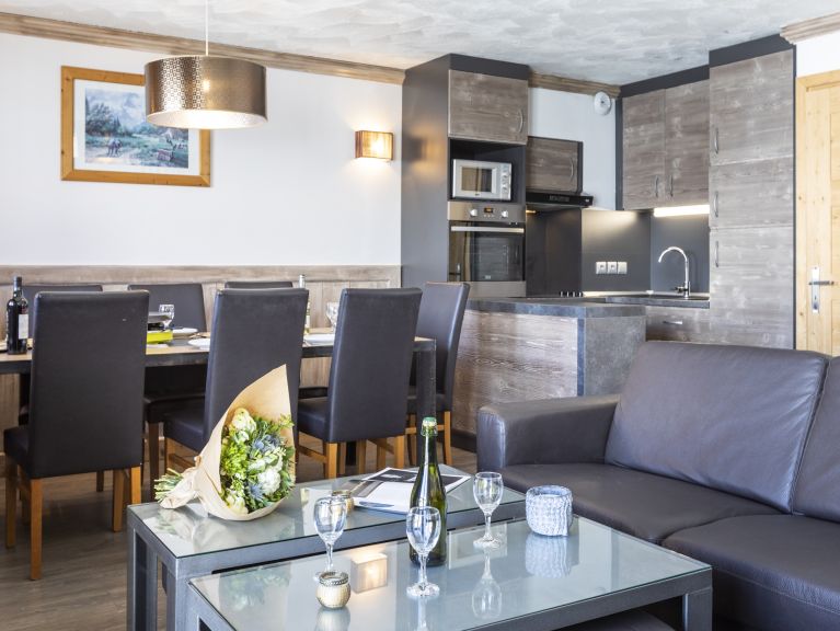 Chalet-appartement des Neiges Hermine met sauna