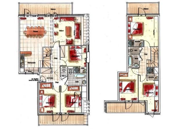 Chalet-appartement des Neiges Hermine