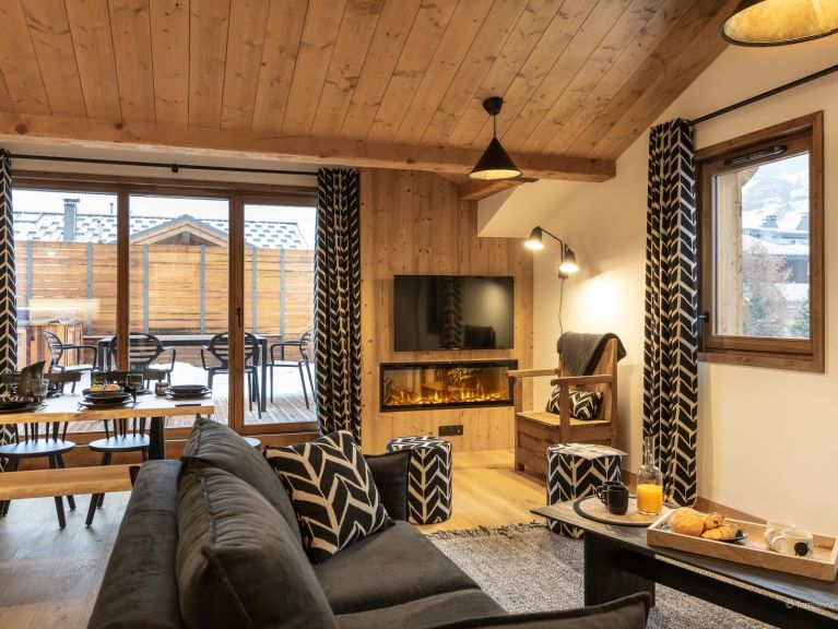 Chalet-appartement Le Flocon Blanc Bergzicht