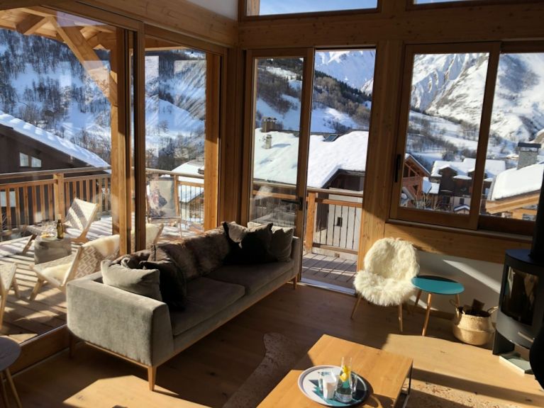 Chalet Caseblanche Retrouvailles met houtkachel