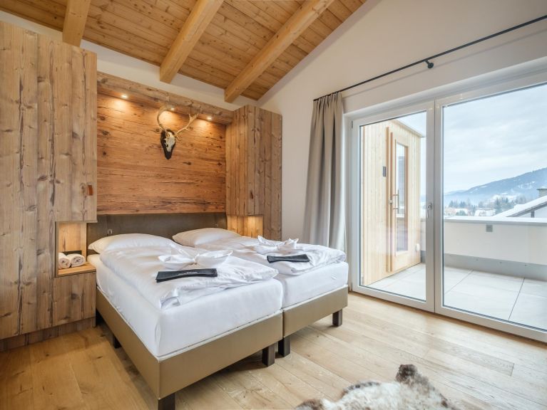 Appartement Am Kreischberg Penthouse met open haard en privé-sauna
