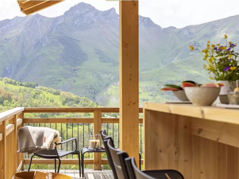 Chalet Caseblanche McFoggin met open haard en sauna