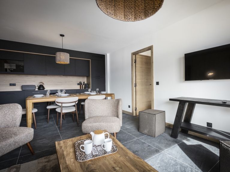 Chalet-appartement Le Caprice Blanc met cabine