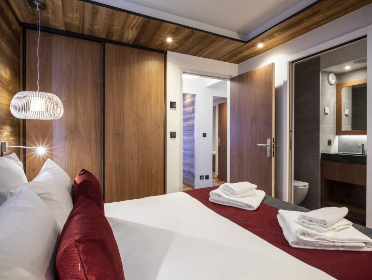 Chalet-appartement Les Balcons Platinium Val Cenis met privé-sauna
