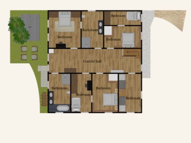 Chalet Casa Tra Cime max. 8 volwassenen en 2 kinderen