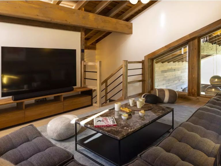 Chalet Caseblanche McFoggin met open haard en sauna