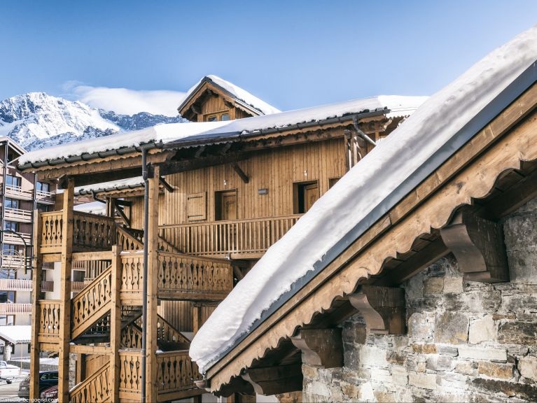 Chalet-appartement Montagnettes Hameau du Soleil I met sauna