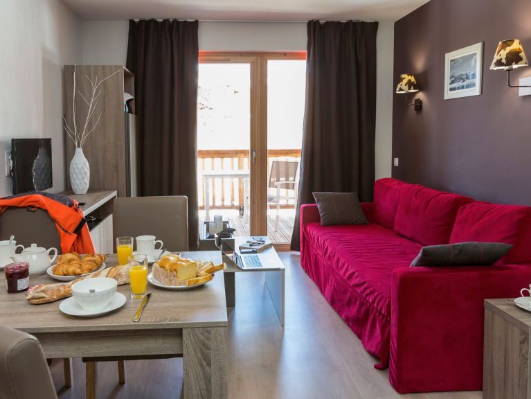 Appartement Front de Neige combinatie