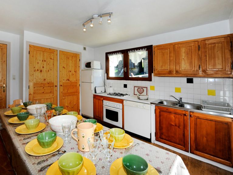 Chalet-appartement Le Genepi combinatie 4 + 6-8 persoons appartement
