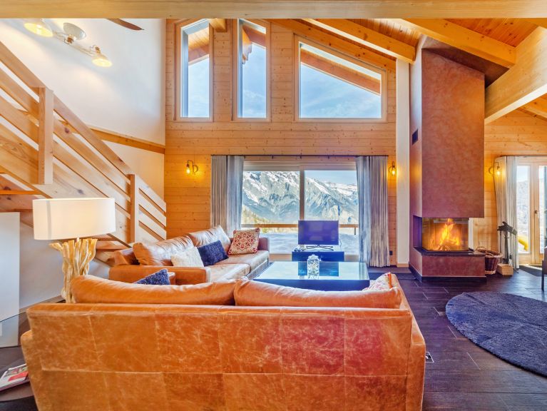 Chalet Quatre Vallées met privé-sauna