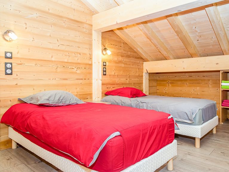 Chalet Le Bois Brûlé met privé-sauna en buiten-whirlpool