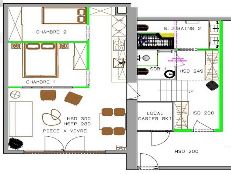 Appartement Résidence Les Cristaux Appartement B