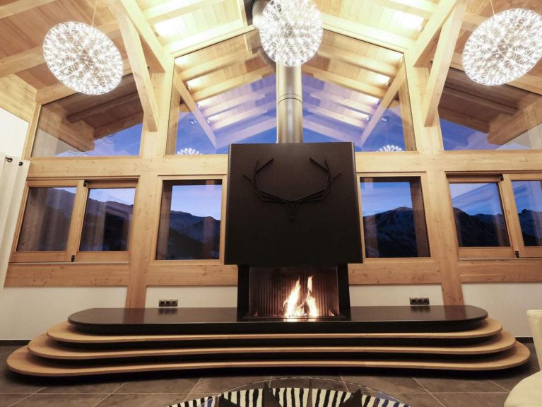 Chalet Caseblanche Haleakala met houtkachel