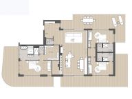 Appartement Postresidenz Penthouse deluxe met privé-sauna-8