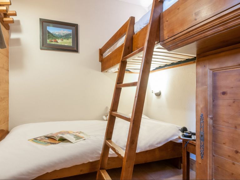 Appartement Les Fermes de Méribel met slaaphoek