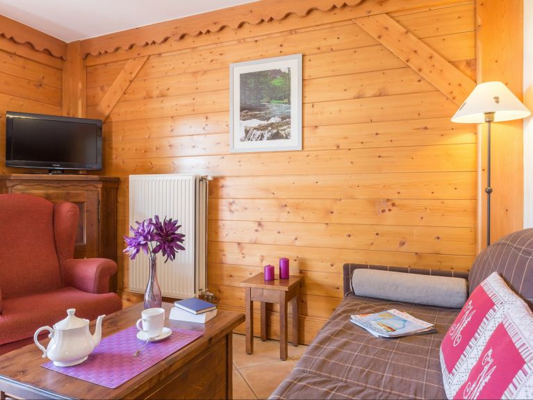 Appartement Les Fermes de Méribel met slaaphoek