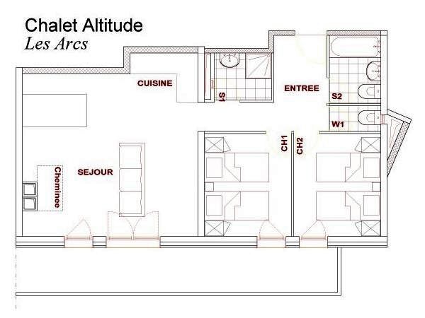 Chalet-appartement Altitude