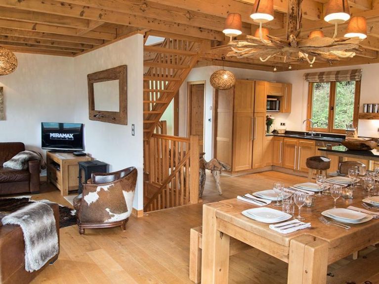 Chalet Belle Vache met whirlpool en privé-sauna, zondag t/m zondag
