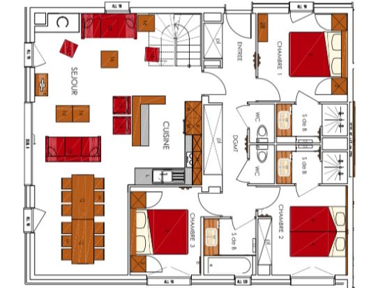 Chalet-appartement Dame Blanche-15