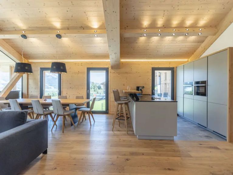 Chalet-appartement Bergresort Hauser Kaibling Chalet met privé buitenzwembad