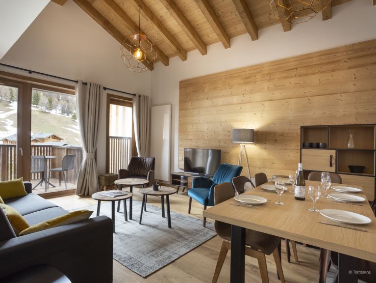 Chalet-appartement Le Diamant des neiges Bergzicht
