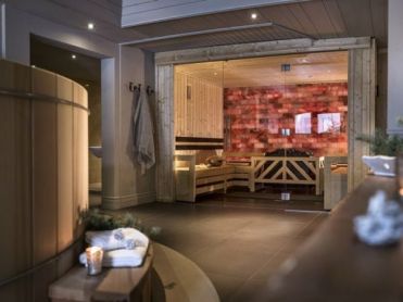 Luxe chalet sauna