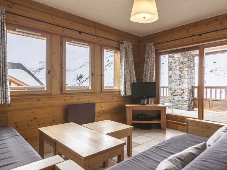 Chalet-appartement Dame Blanche met cabine en open haard