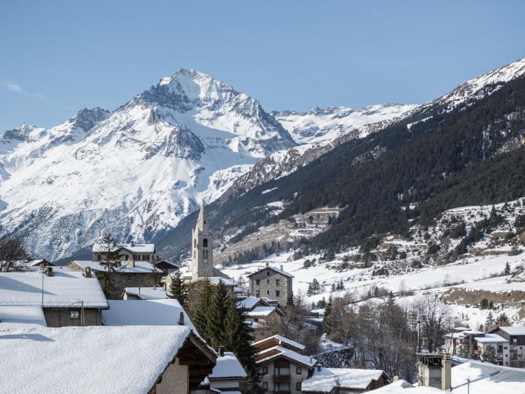 Chalet-appartement Les Balcons Platinium Val Cenis met privé-sauna