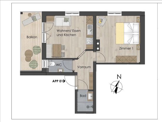 Chalet-appartement Andrea-5