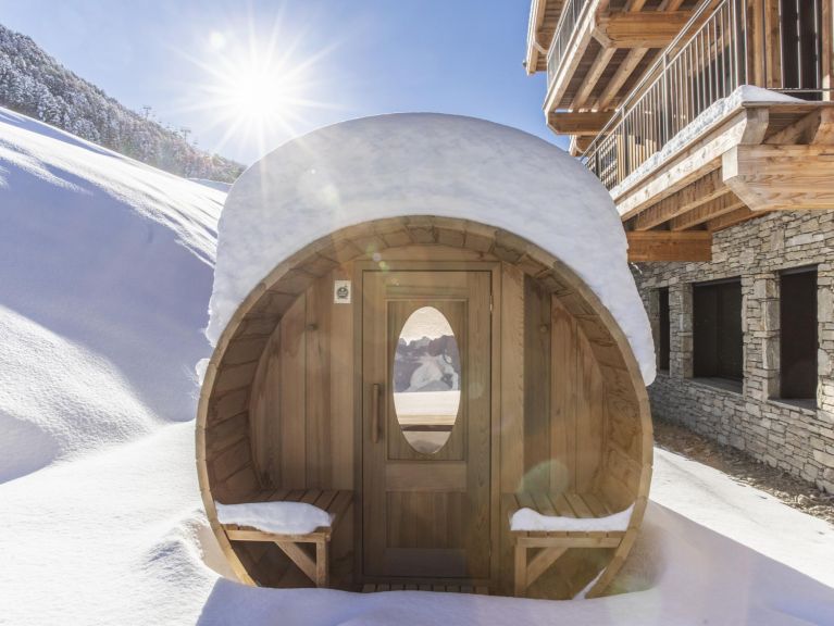 Chalet-appartement Lodge PureValley met privé buitensauna