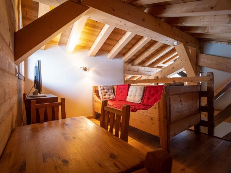 Chalet du Cocoon Pierra Menta 1 met sauna en gedeelde buiten-whirlpool