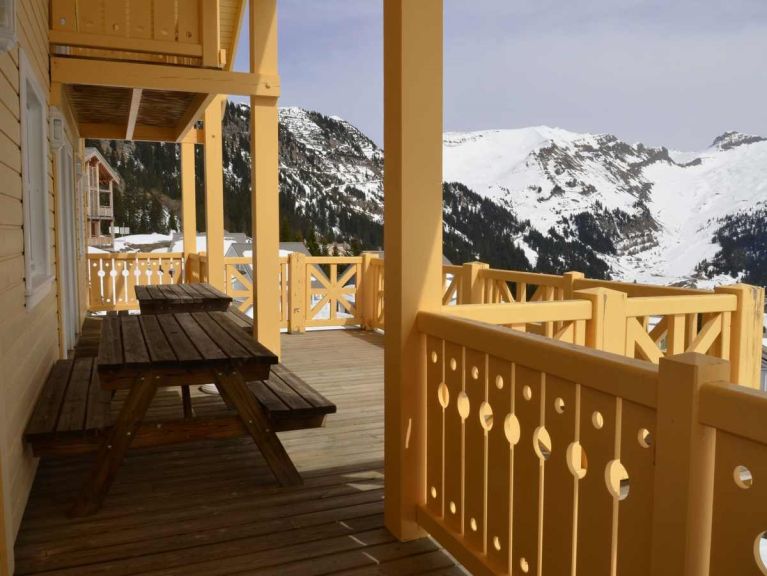 Chalet Hameau de Flaine supérieur met sauna