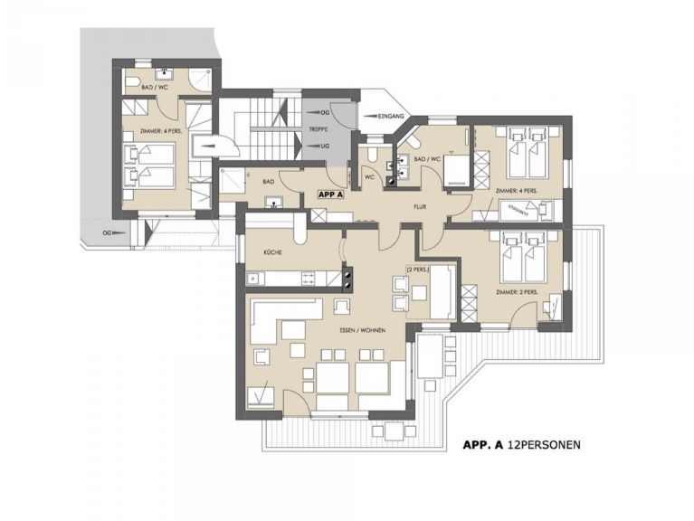 Appartement Alpensteinbock Type A