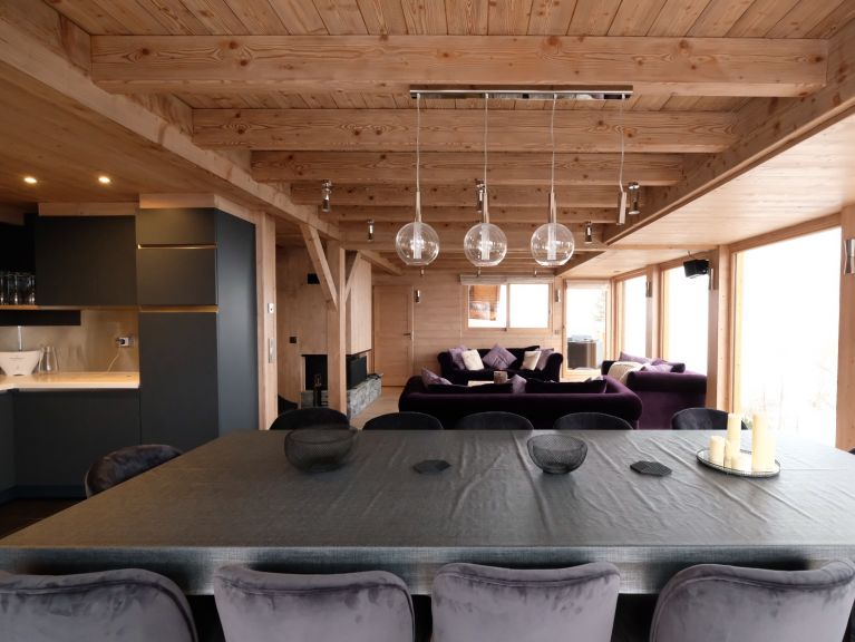 Chalet De Vallandry Nowen met sauna en buiten whirlpool