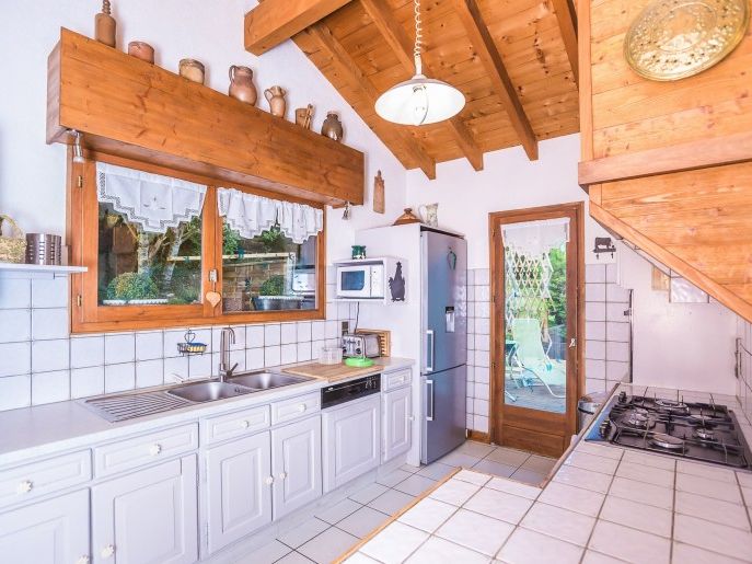Chalet La Couqueille met buiten-whirlpool