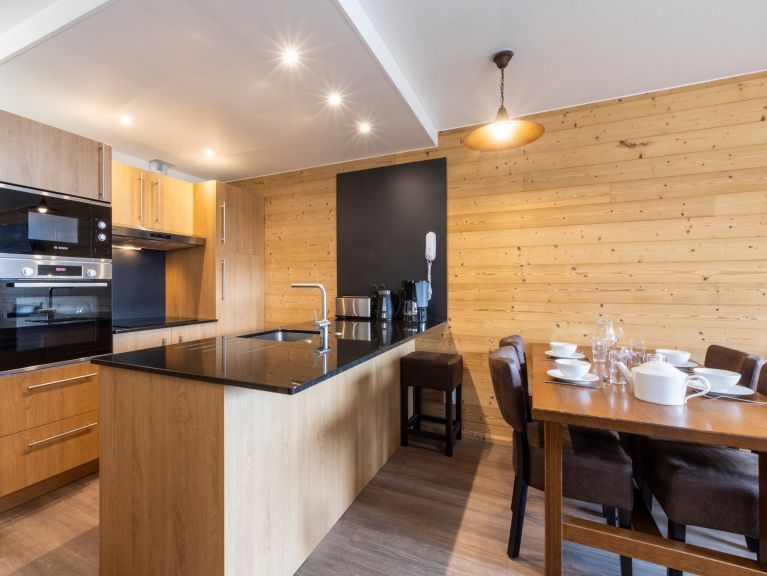 Chalet-appartement Les Balcons de Val Thorens met cabine of mezzanine