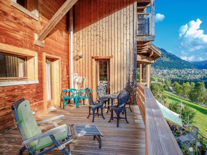Chalet La Couqueille met buiten-whirlpool
