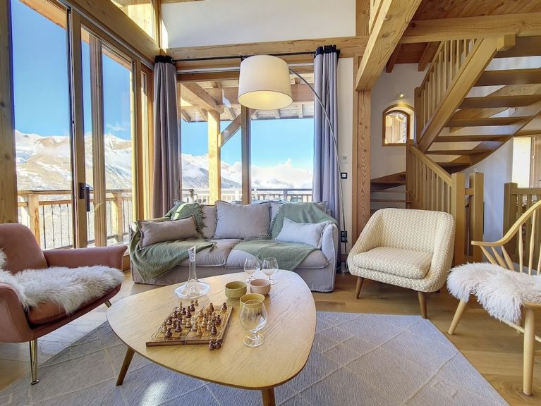 Chalet Caseblanche Cachette met houtkachel