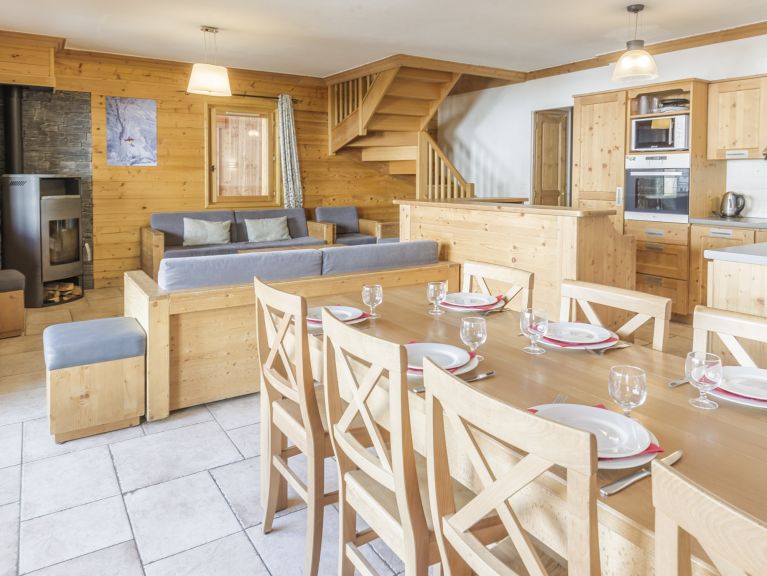 Chalet-appartement Dame Blanche 28 (combinatie 2x 14) personen met twee sauna's