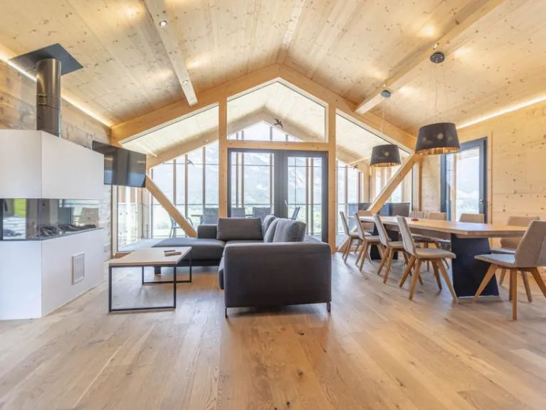 Bergresort Hauser Kaibling Chalet met privé buitenzwembad