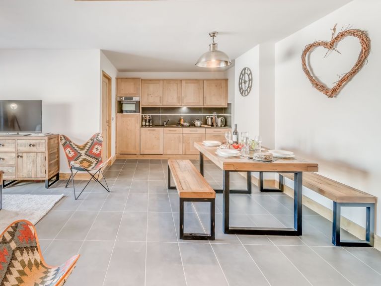 Appartement Lodge des Neiges met cabine