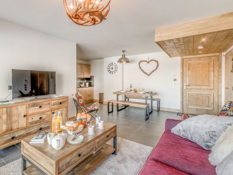 Appartement Lodge des Neiges met cabine