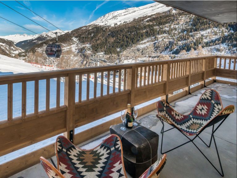 Appartement Lodge des Neiges met cabine