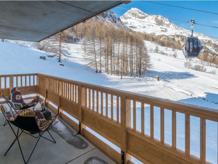 Appartement Lodge des Neiges met cabine