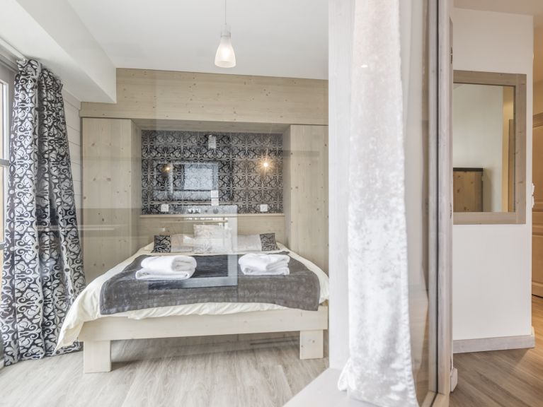Chalet-appartement Dame Blanche met sauna en open haard